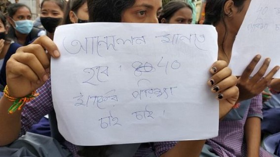 Cost of Protest: Over Ten Thousand Class-IX, XI students Dropped in Papers as they were Protesting against 80 Marks Exams Cost of Protest: Over Ten Thousand Class-IX, XI students Dropped in Papers as they were Protesting against 80 Marks Exams